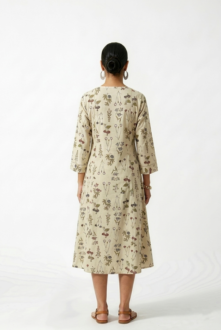 FLEX FLORAL FROCK