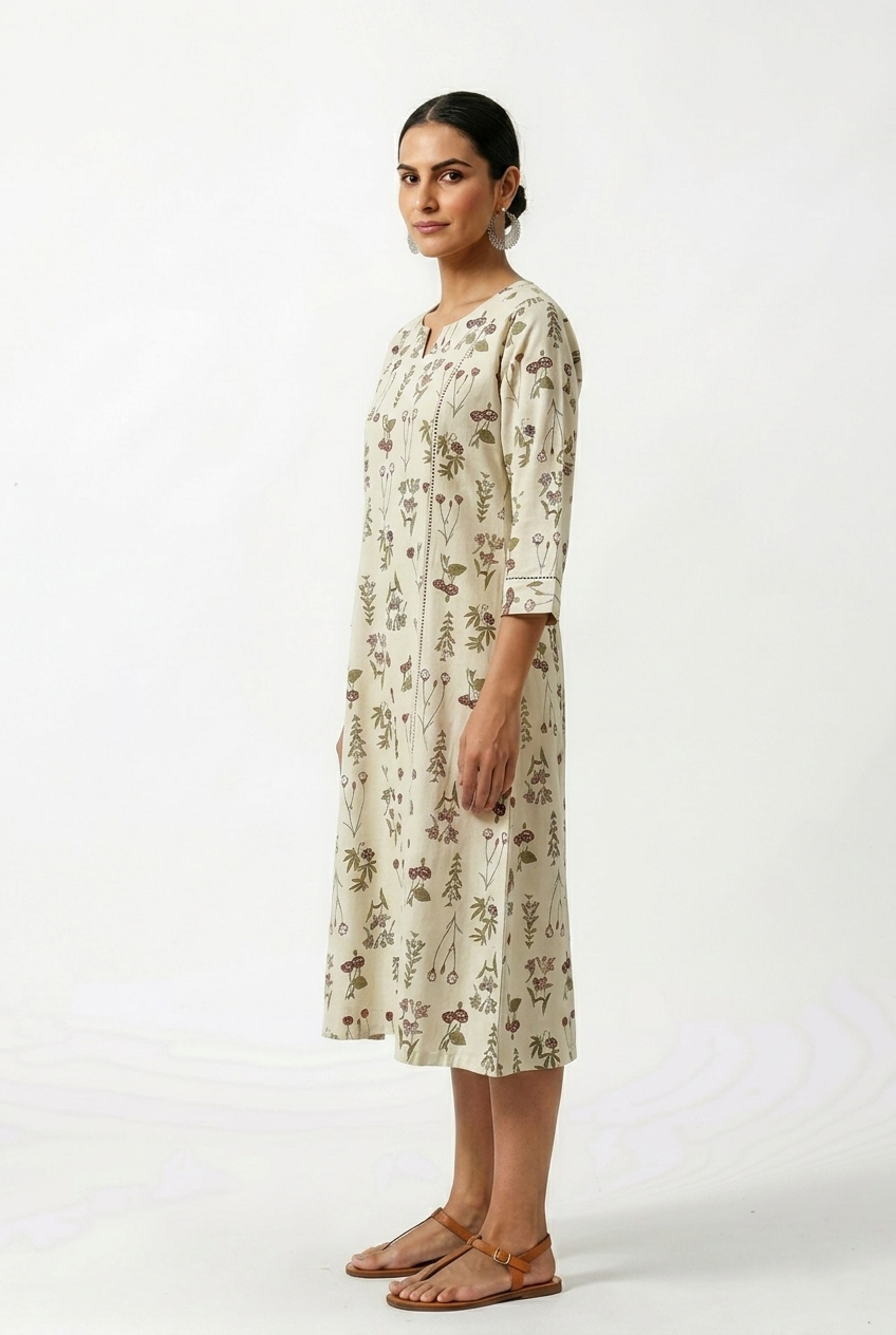 FLEX FLORAL FROCK
