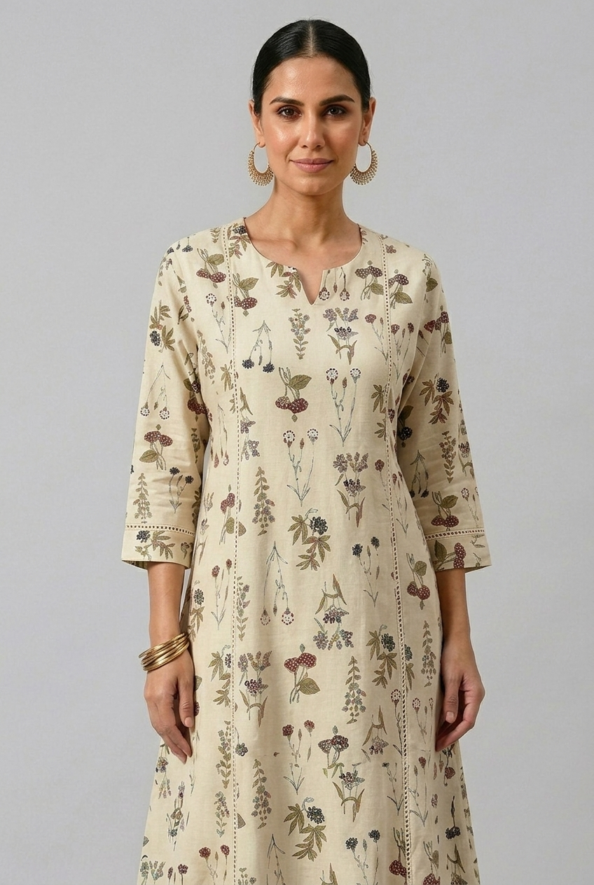 FLEX FLORAL FROCK