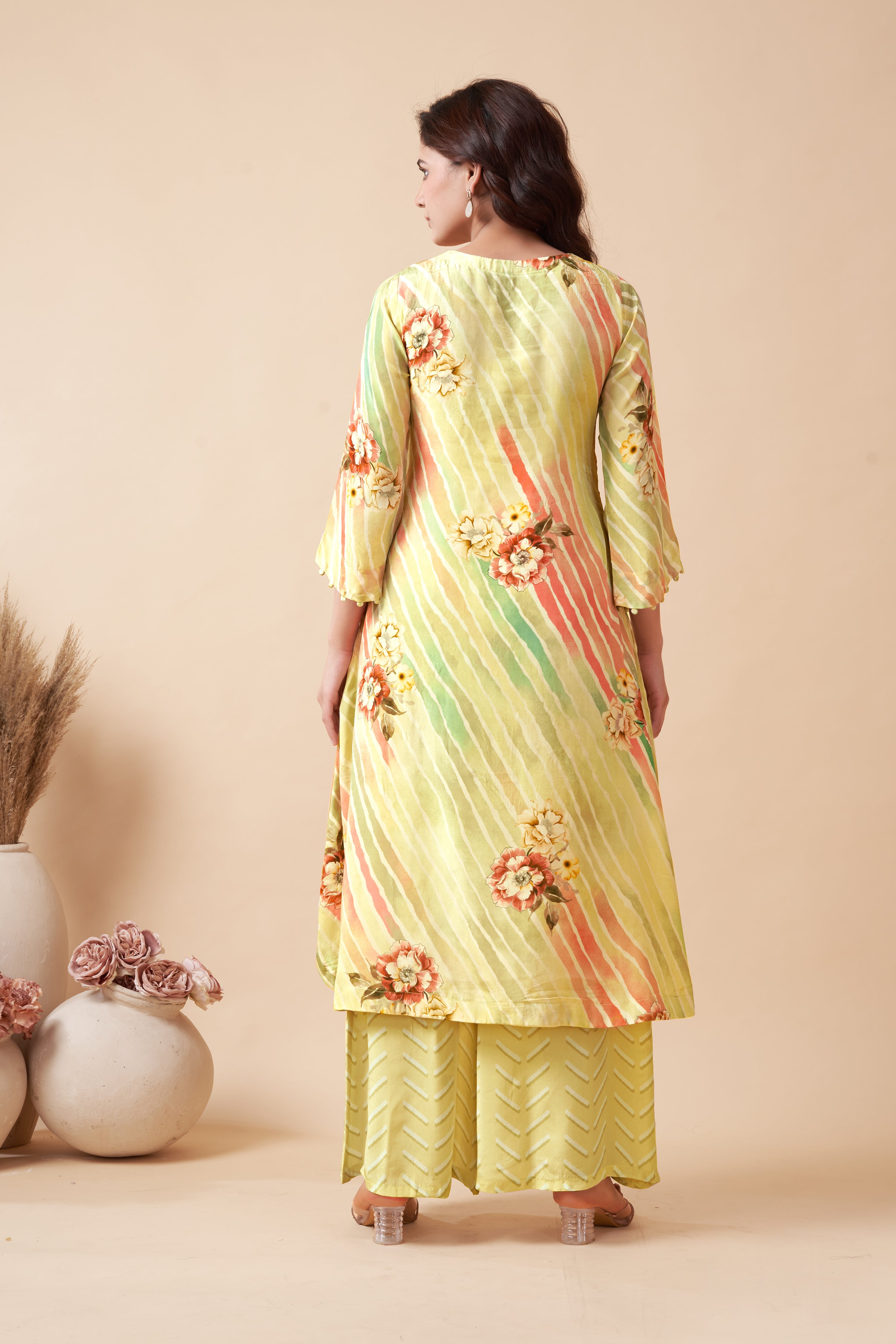 LAHERIYA PRINTED PALAZZO PAIR