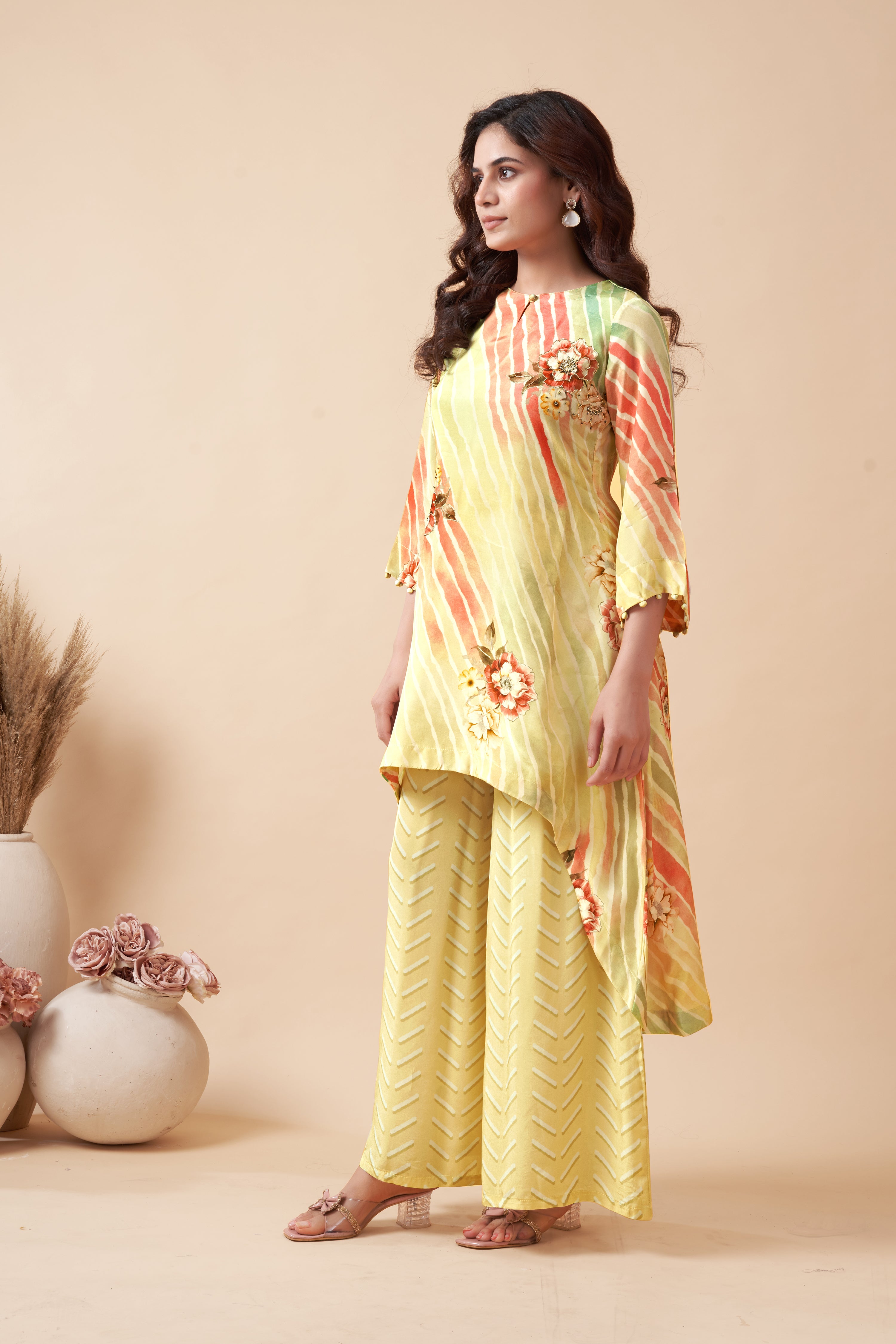 LAHERIYA PRINTED PALAZZO PAIR