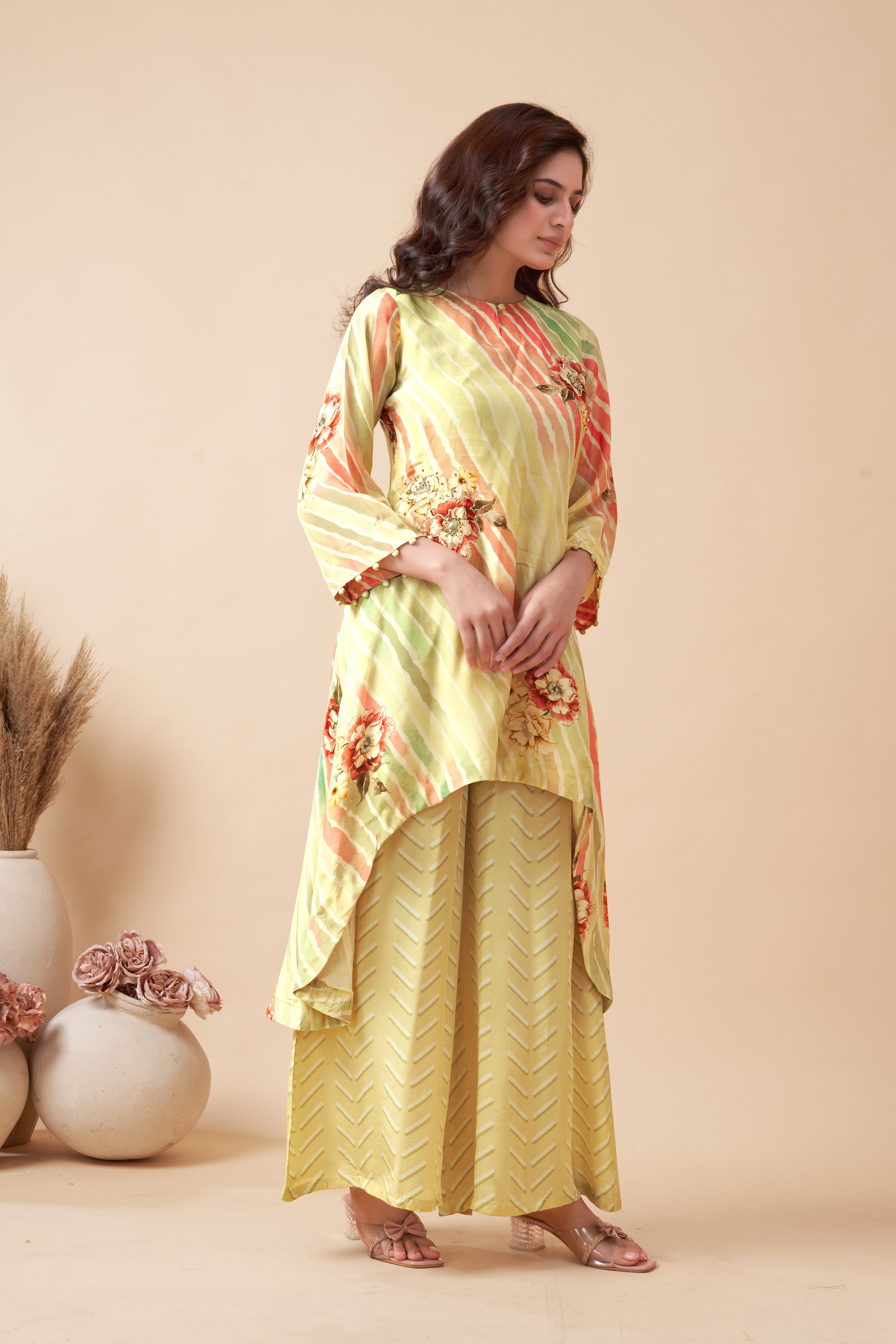 LAHERIYA PRINTED PALAZZO PAIR