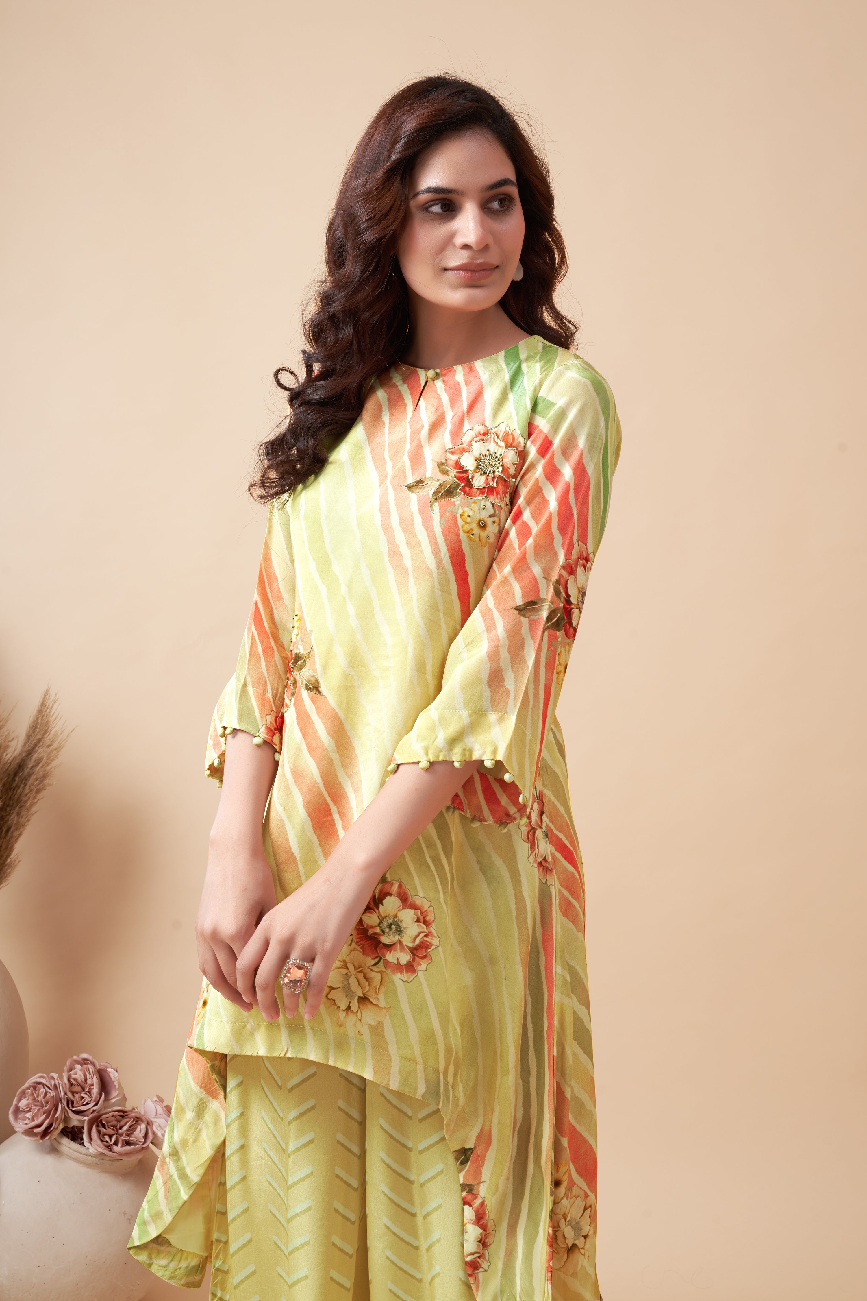 LAHERIYA PRINTED PALAZZO PAIR