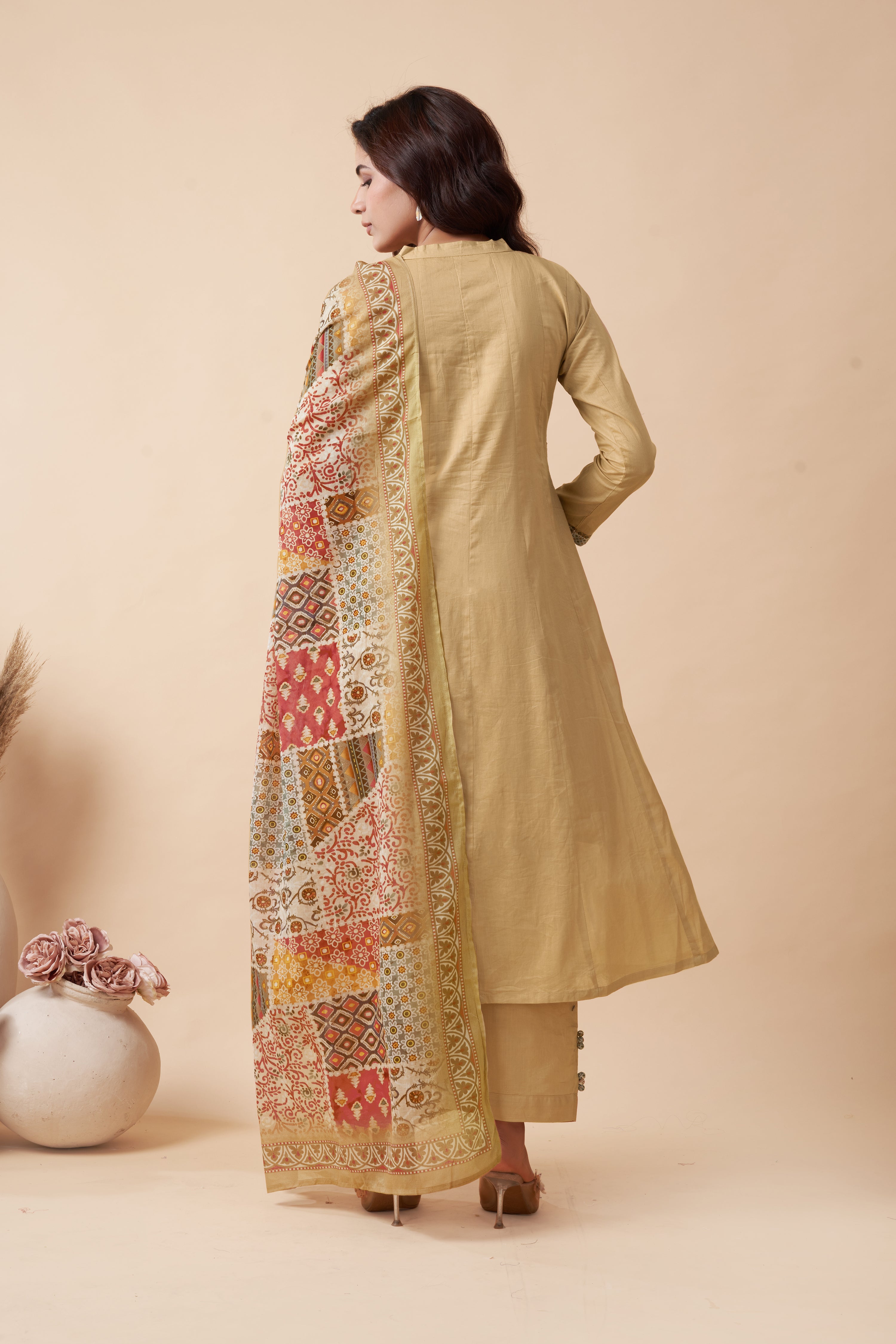 COTTON ANARKALI