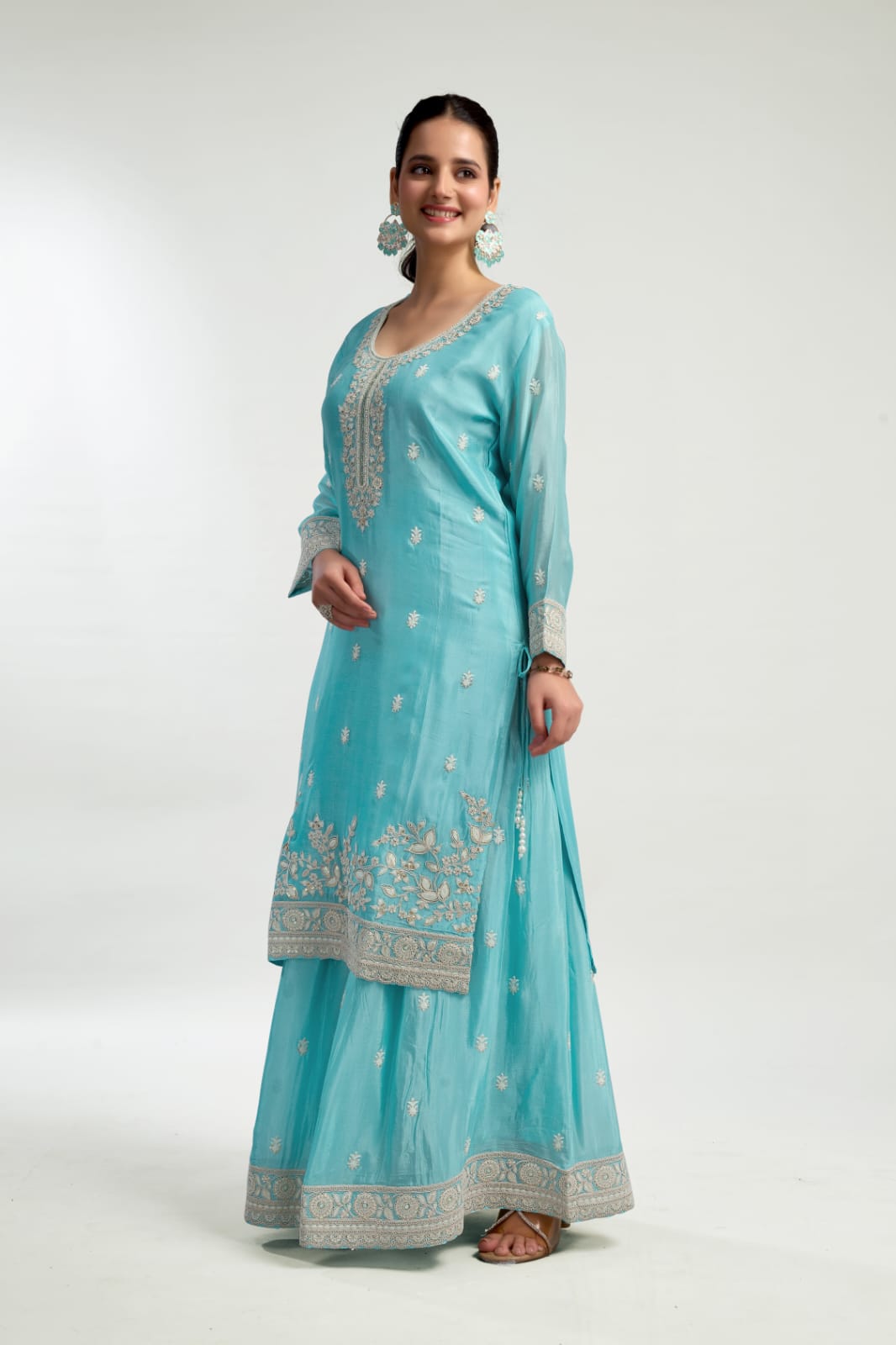 OCEAN BLUE PALAZZO SET