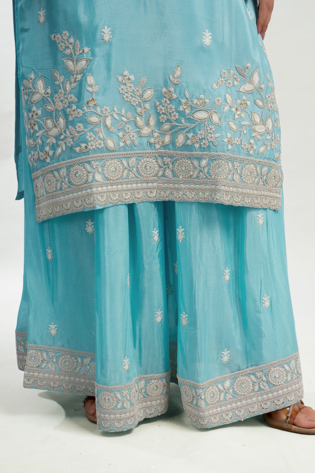 OCEAN BLUE PALAZZO SET