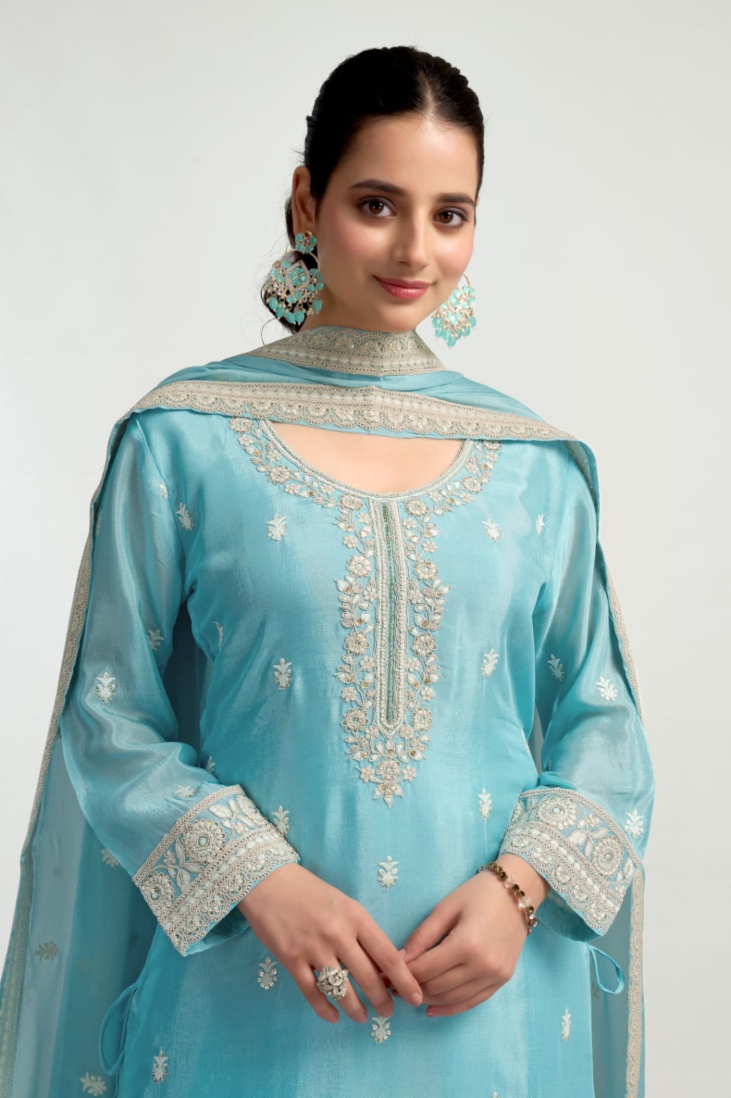 OCEAN BLUE PALAZZO SET