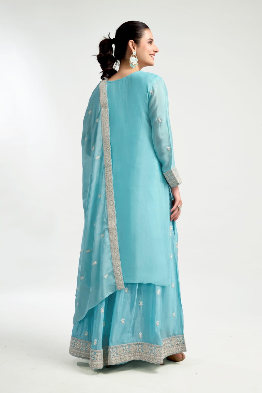 OCEAN BLUE PALAZZO SET