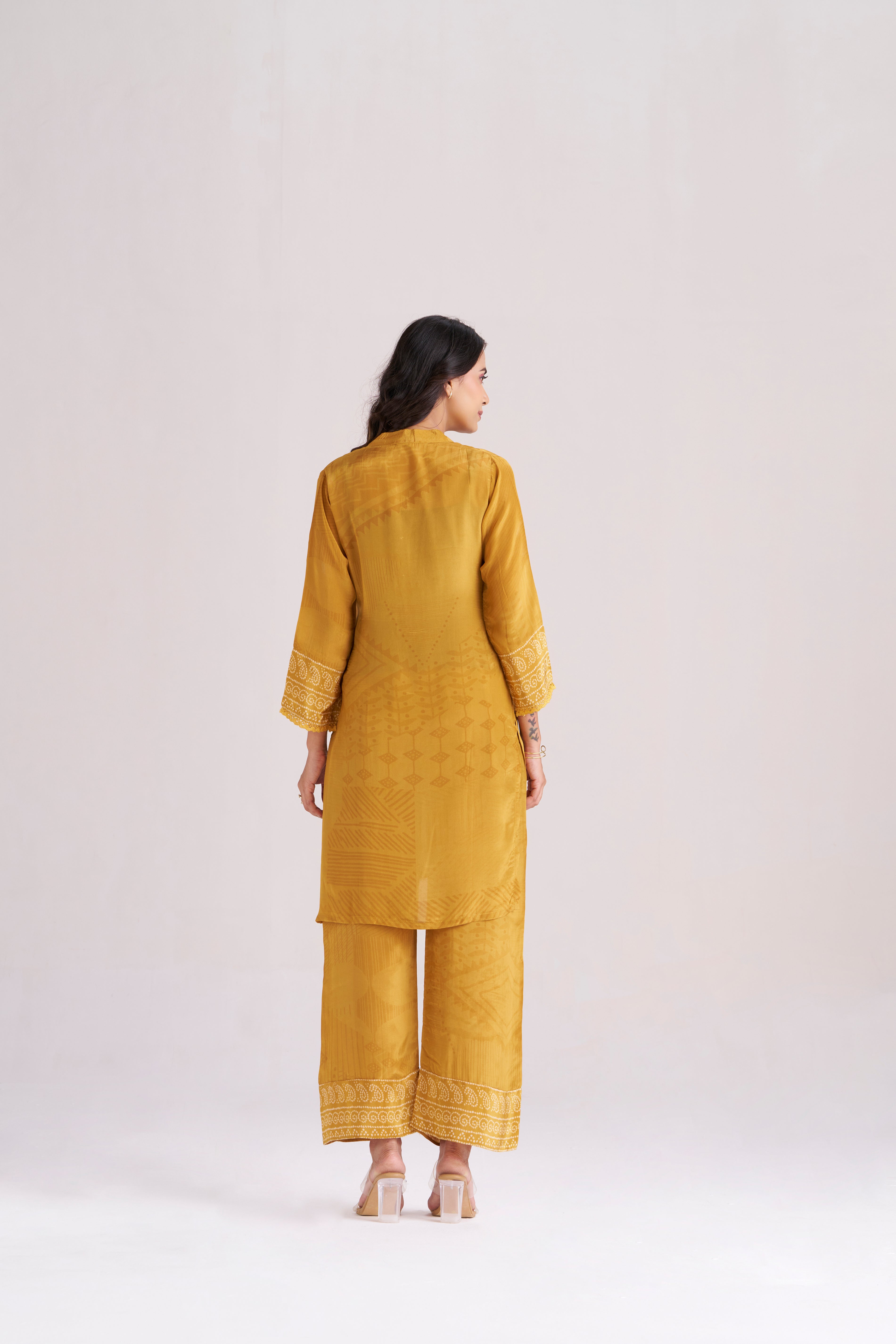 MUSTARAD YELLOW ETHNIC CO-ORD SET