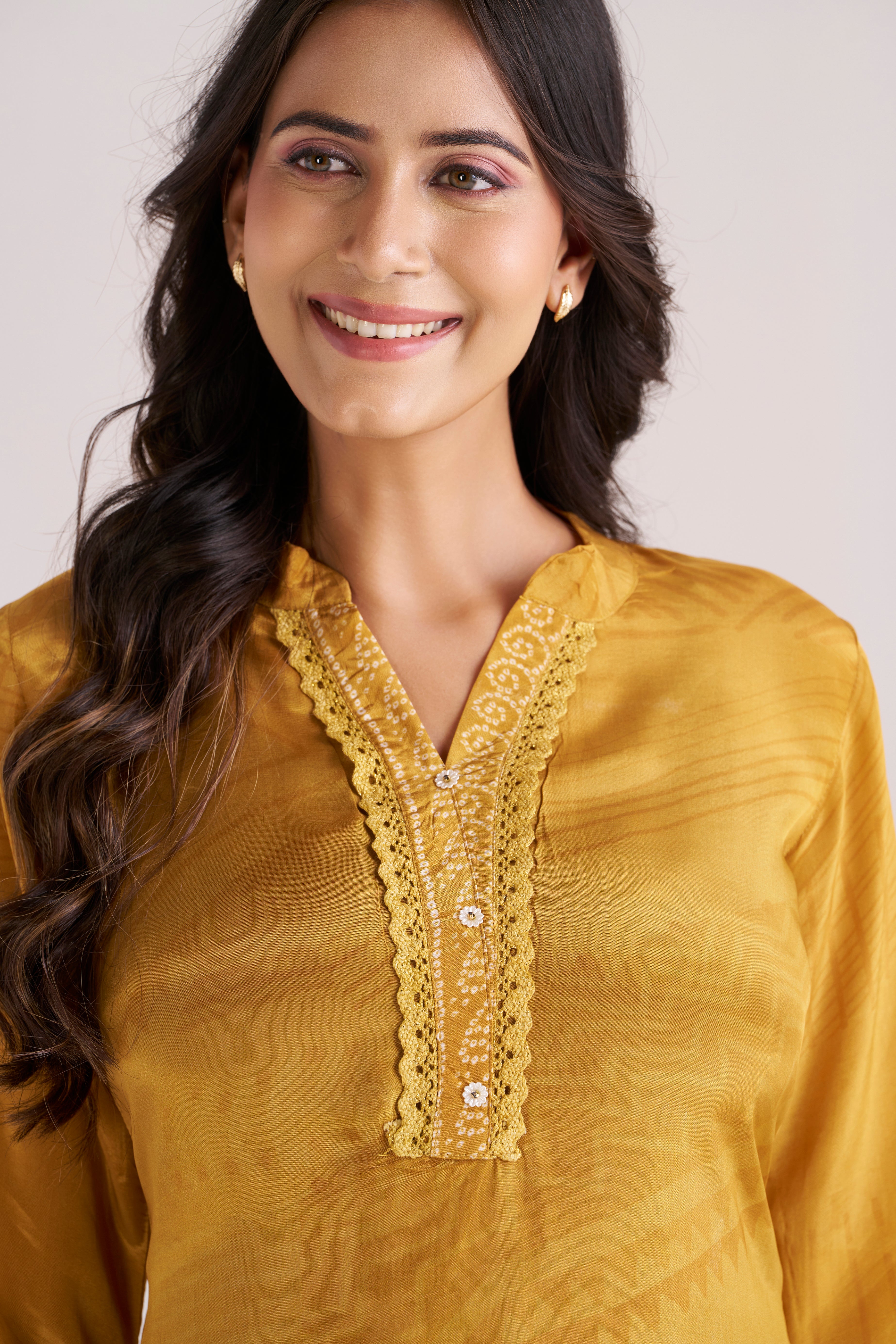 MUSTARAD YELLOW ETHNIC CO-ORD SET