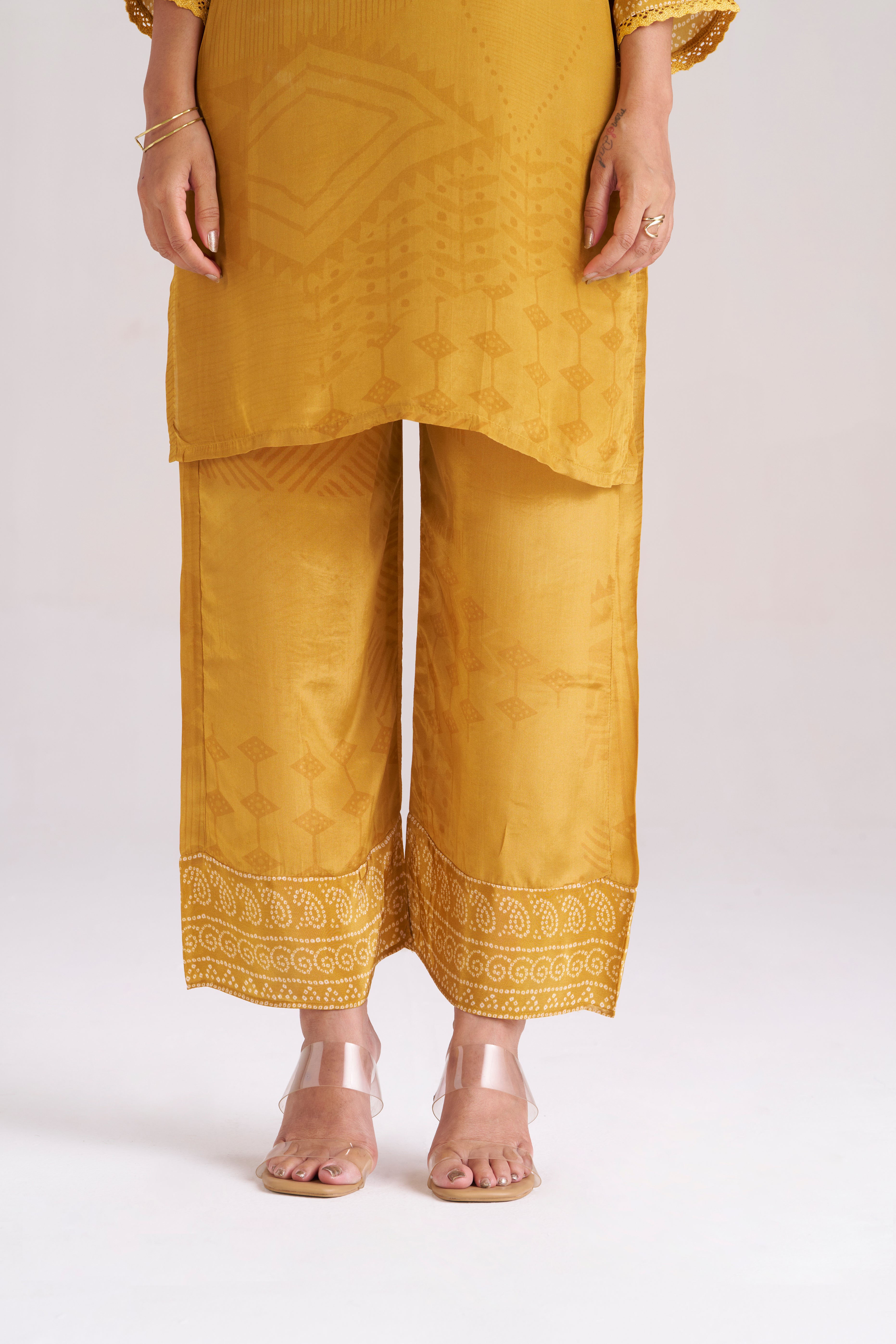 MUSTARAD YELLOW ETHNIC CO-ORD SET