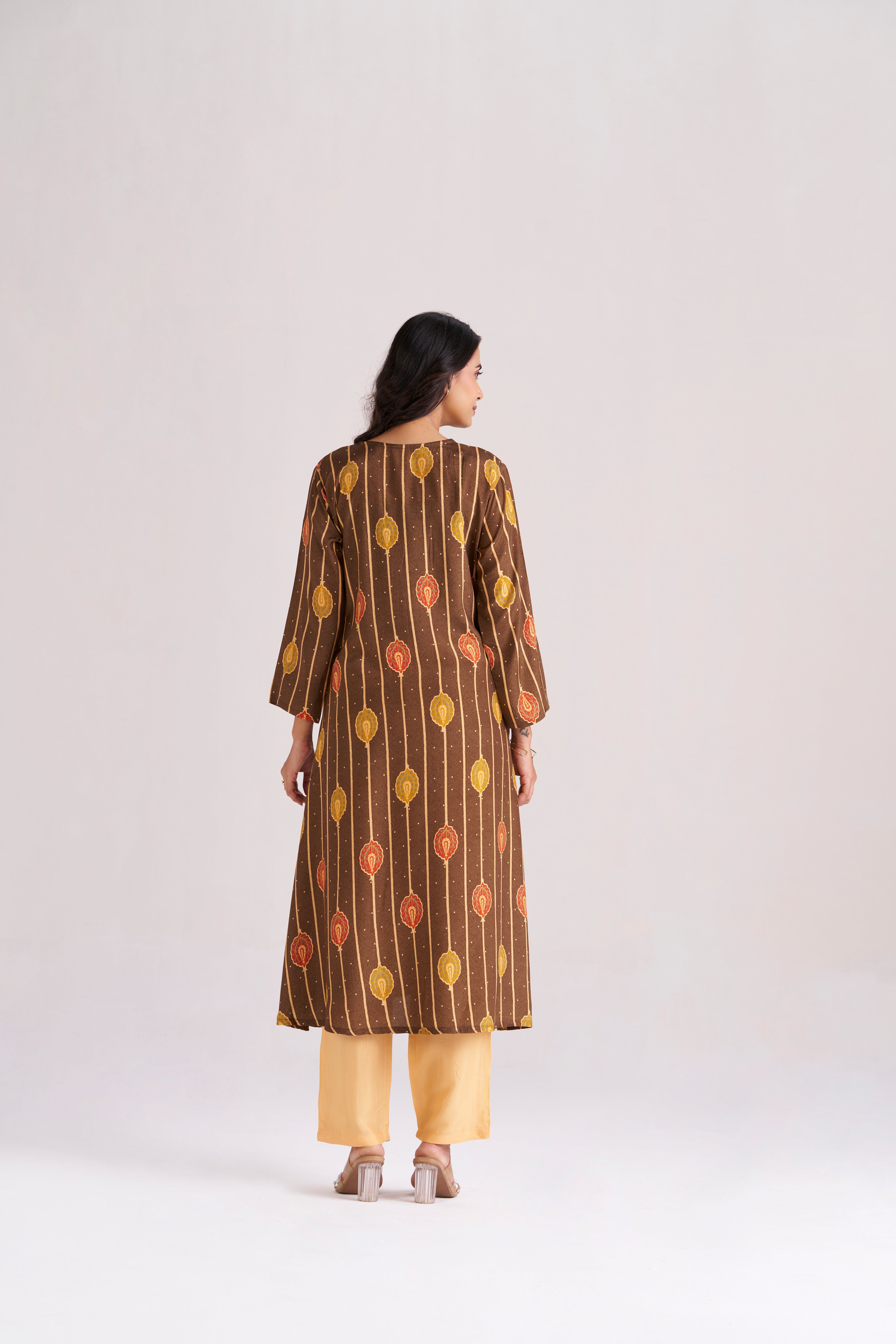 DIGITAL CRAPE IN LINING & LEAF