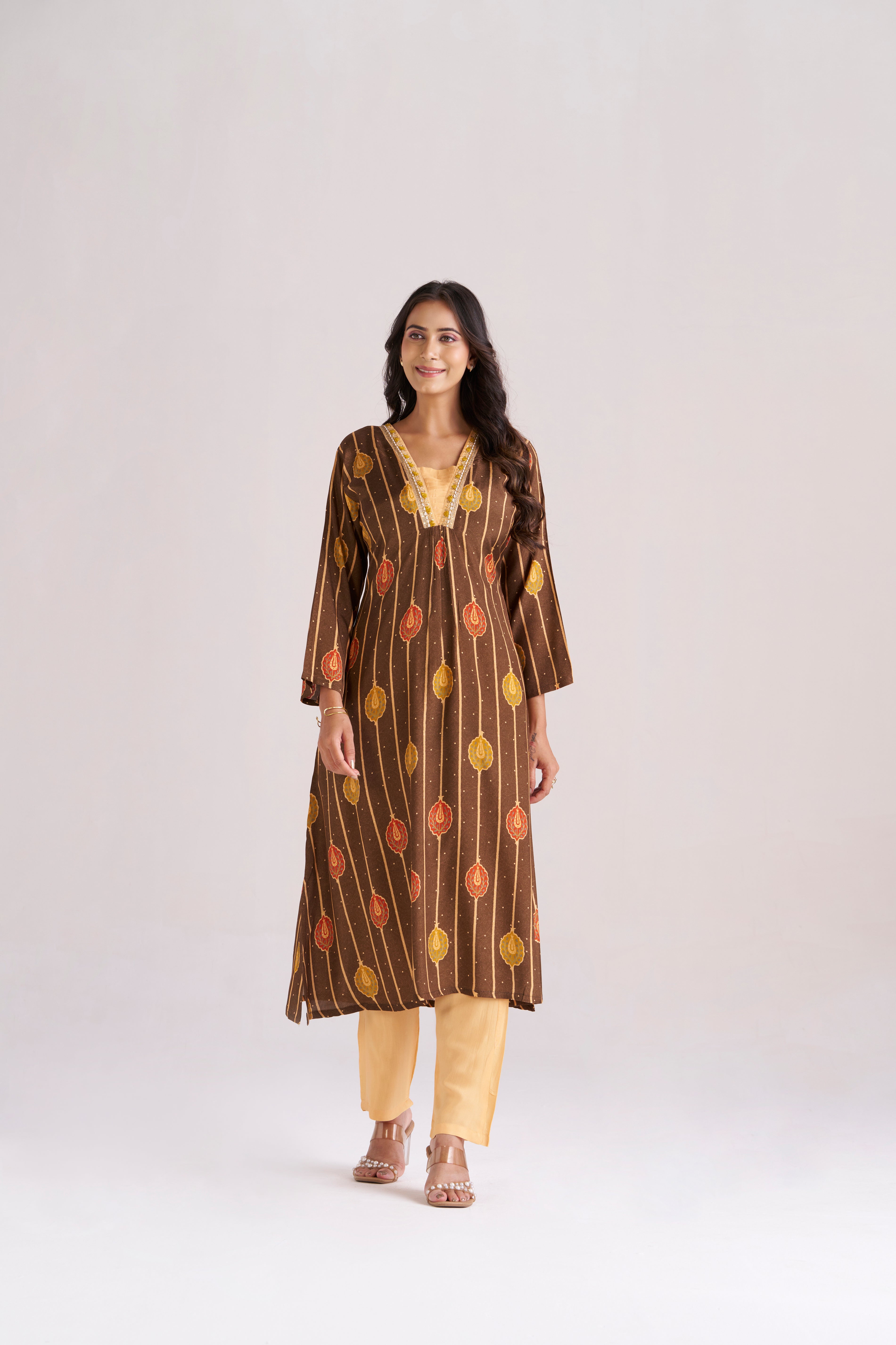 DIGITAL CRAPE IN LINING & LEAF
