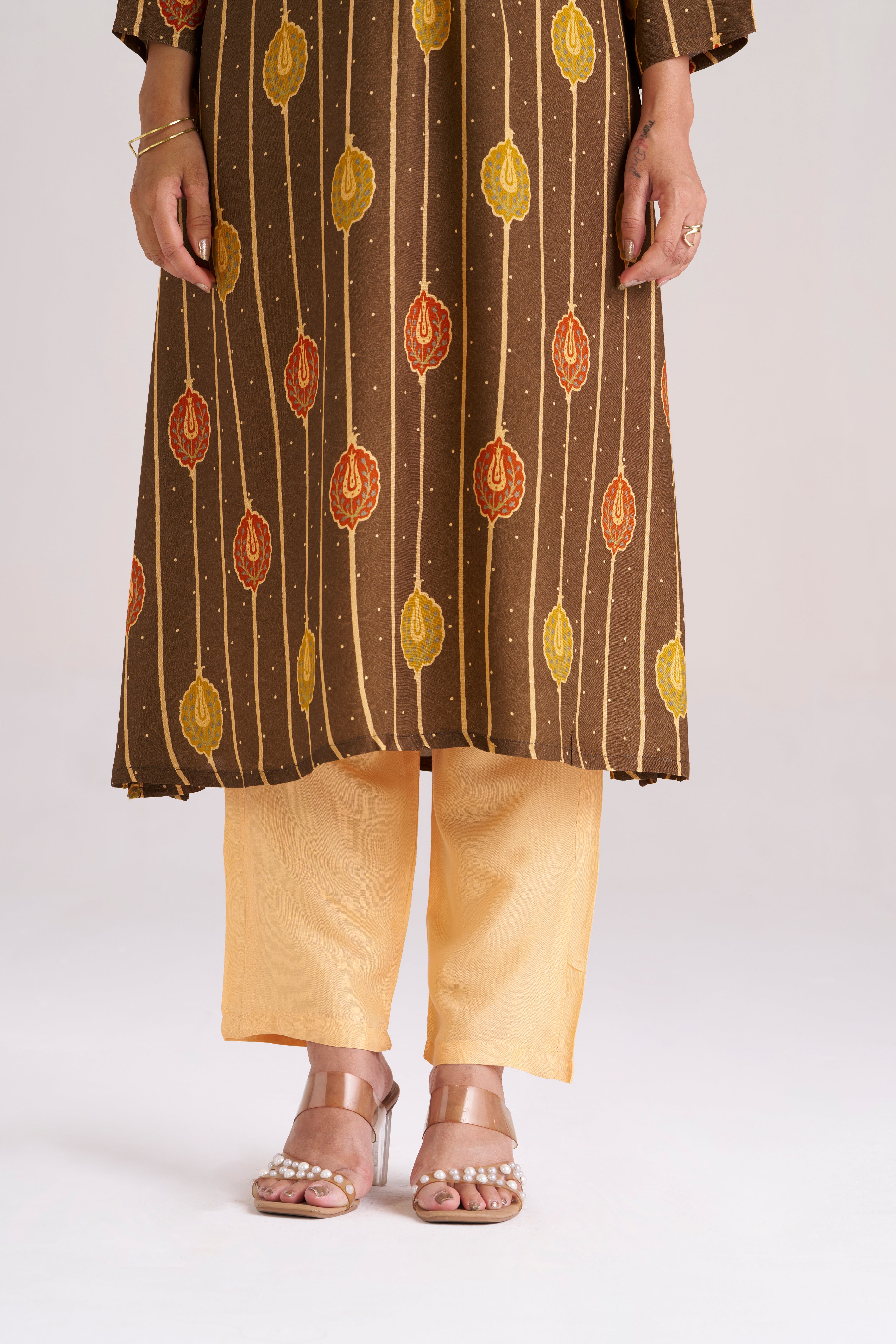 DIGITAL CRAPE IN LINING & LEAF
