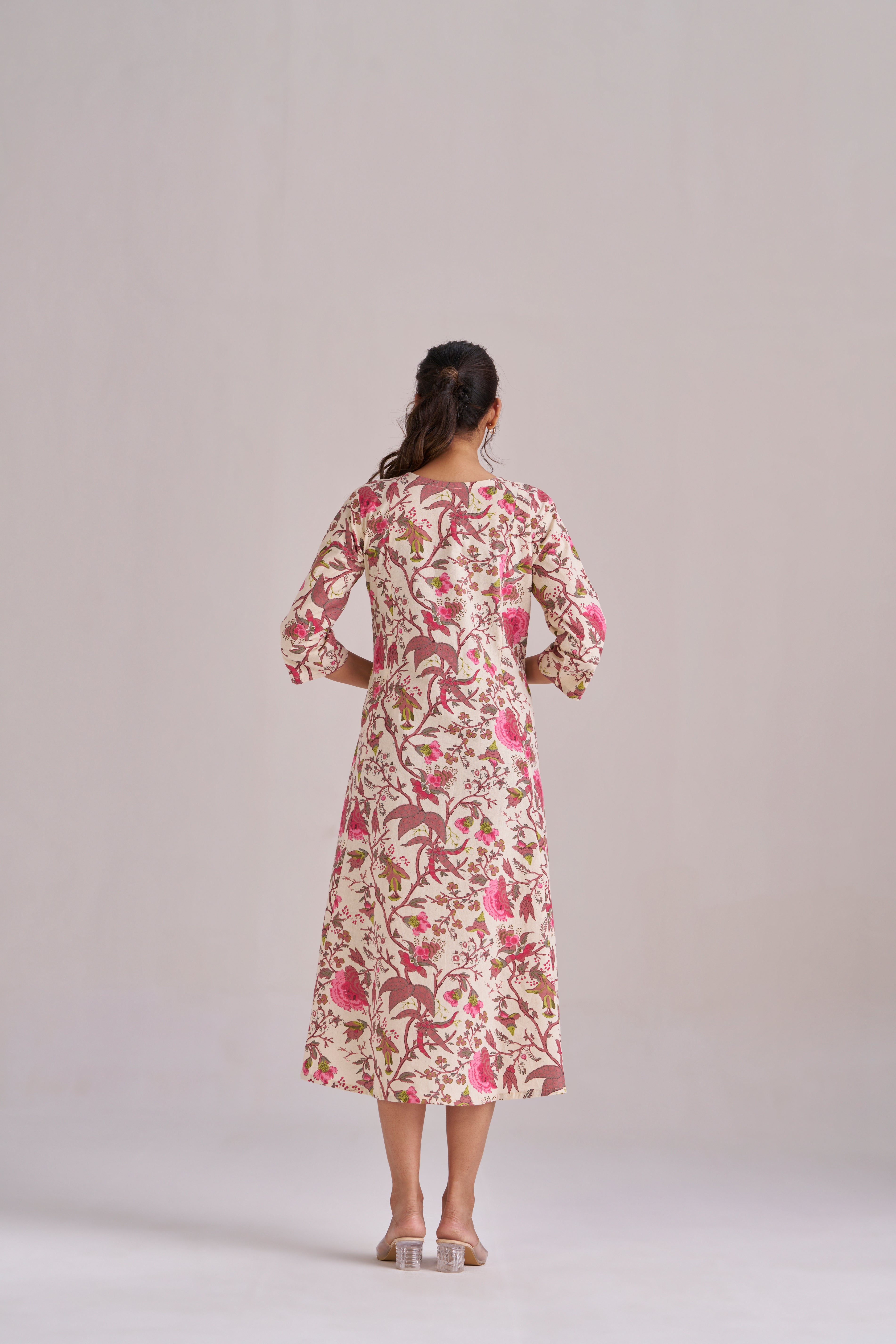 FLEX BOTANICAL MIDI DRESS