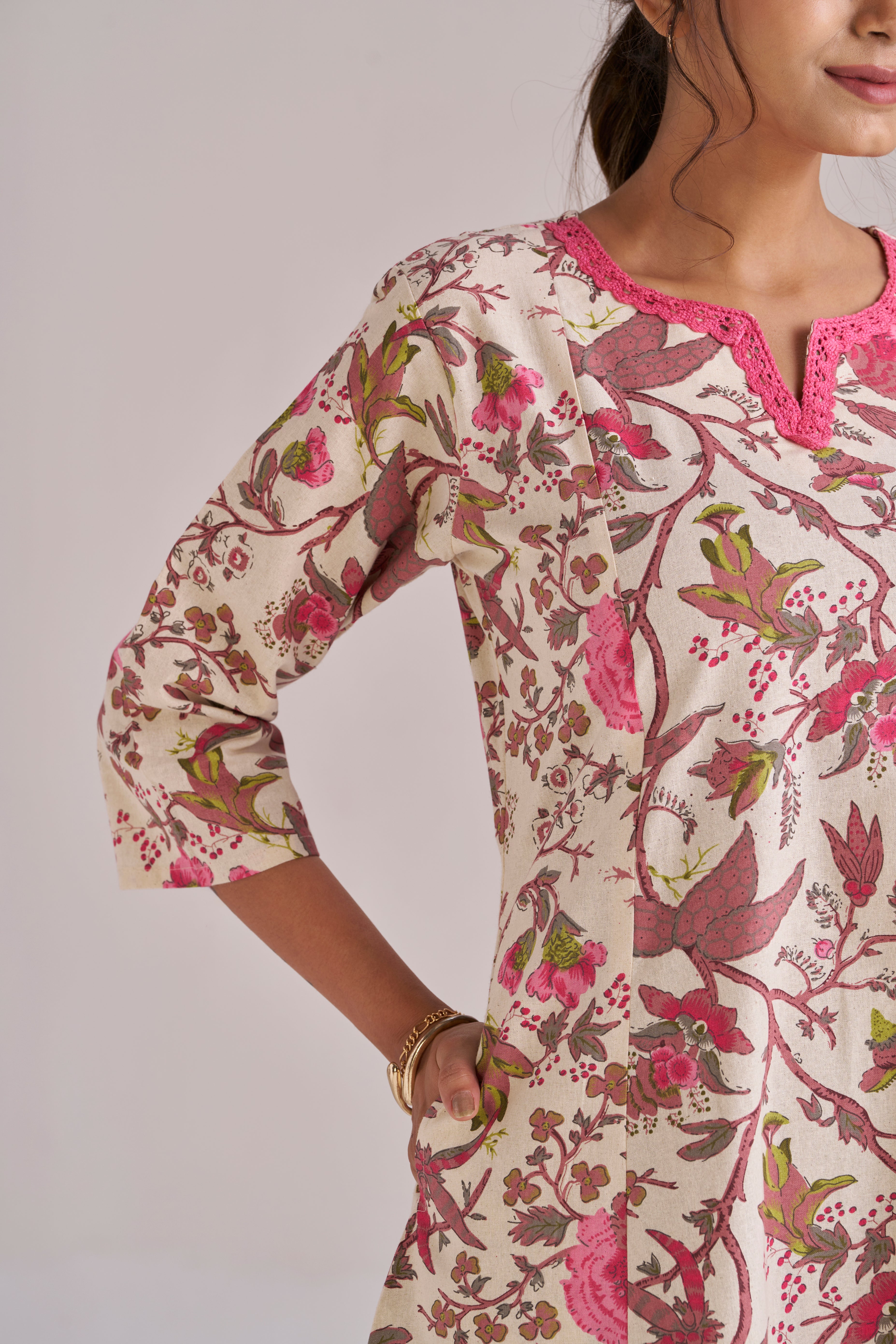 FLEX BOTANICAL MIDI DRESS