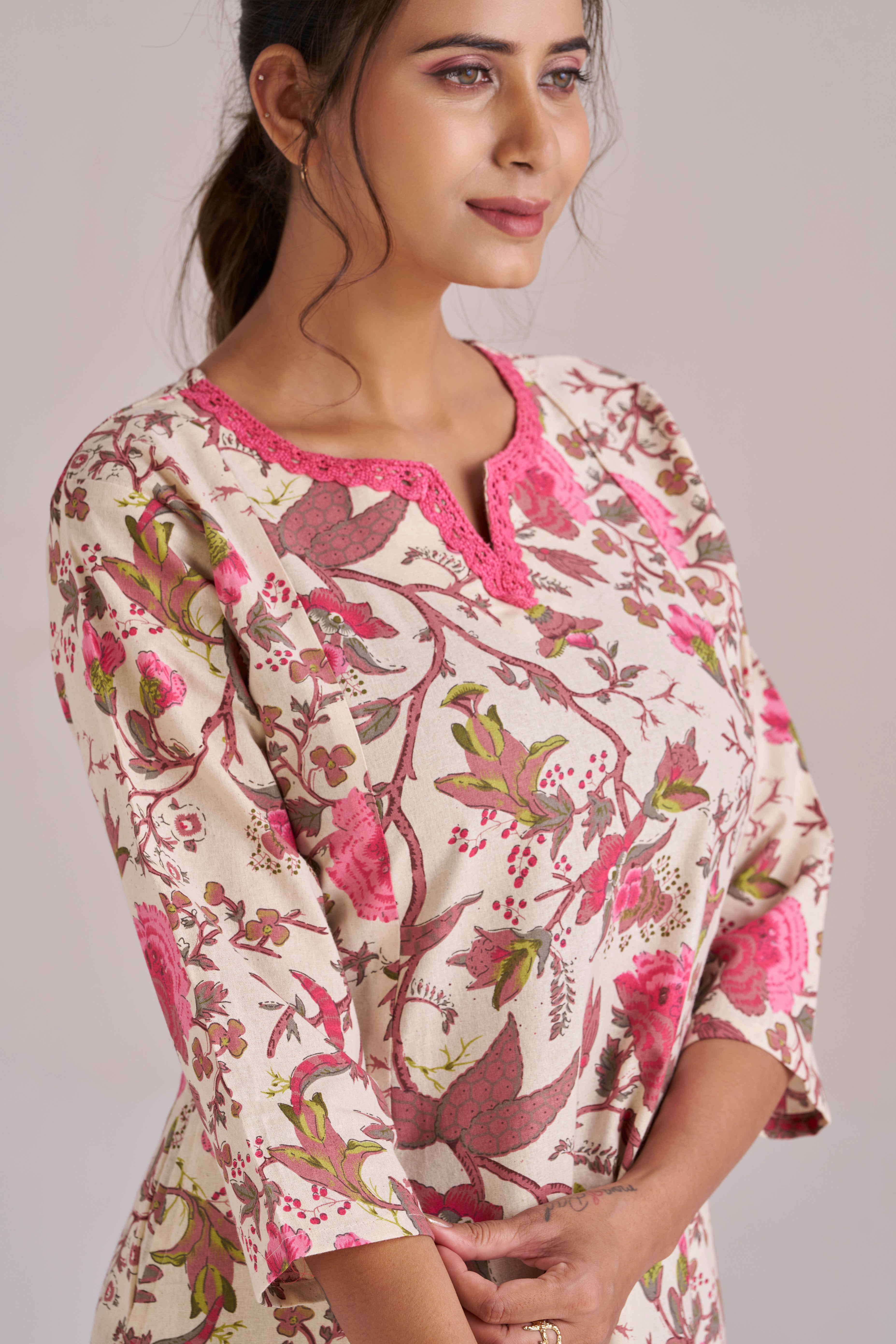 FLEX BOTANICAL MIDI DRESS
